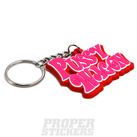 PUSSY WAGON - Brelok gumowy PVC